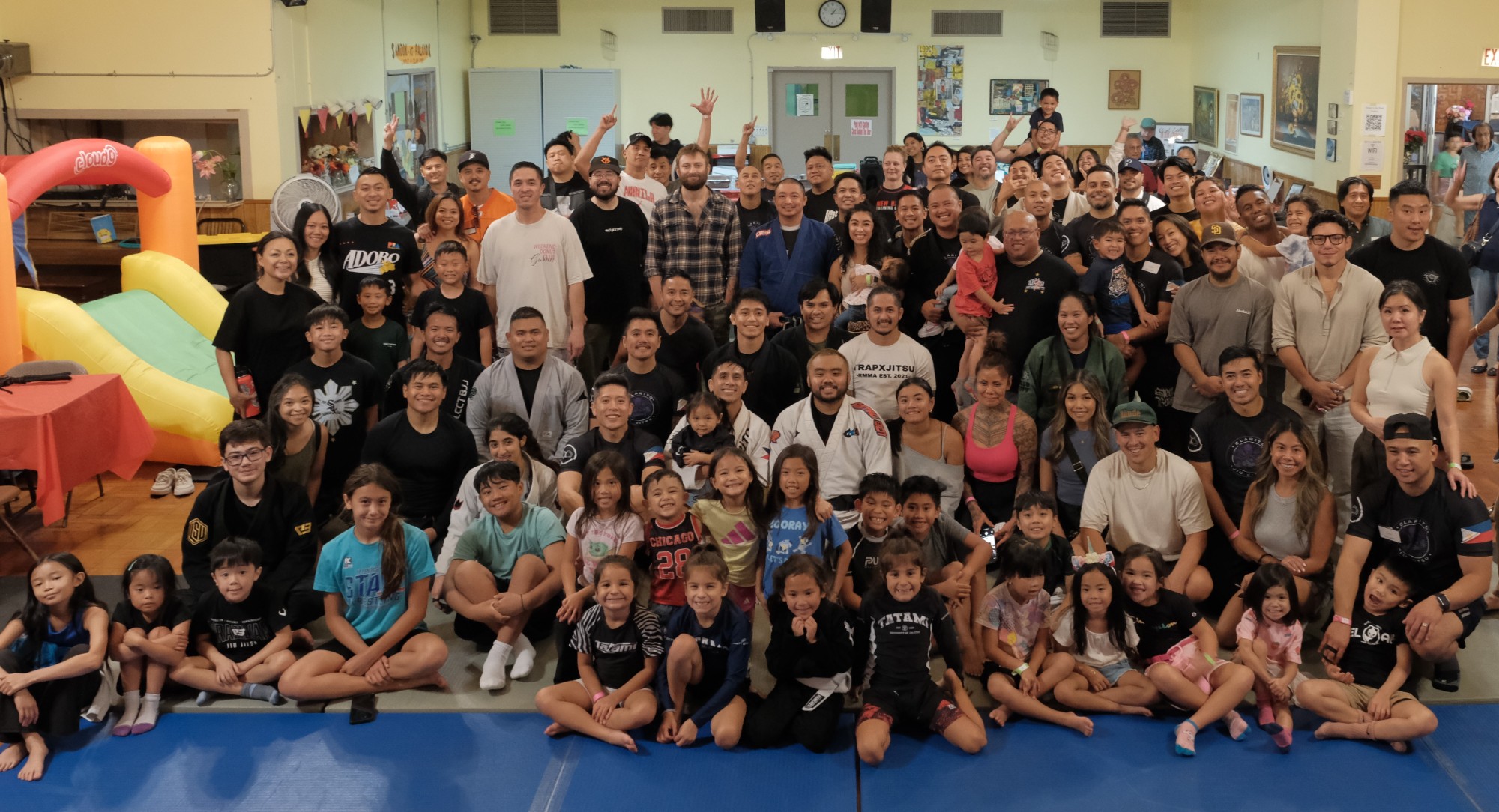 A huge crowd of Project Clarito students, families, and supporters packed into the Rizal Center for a community fundraiser.