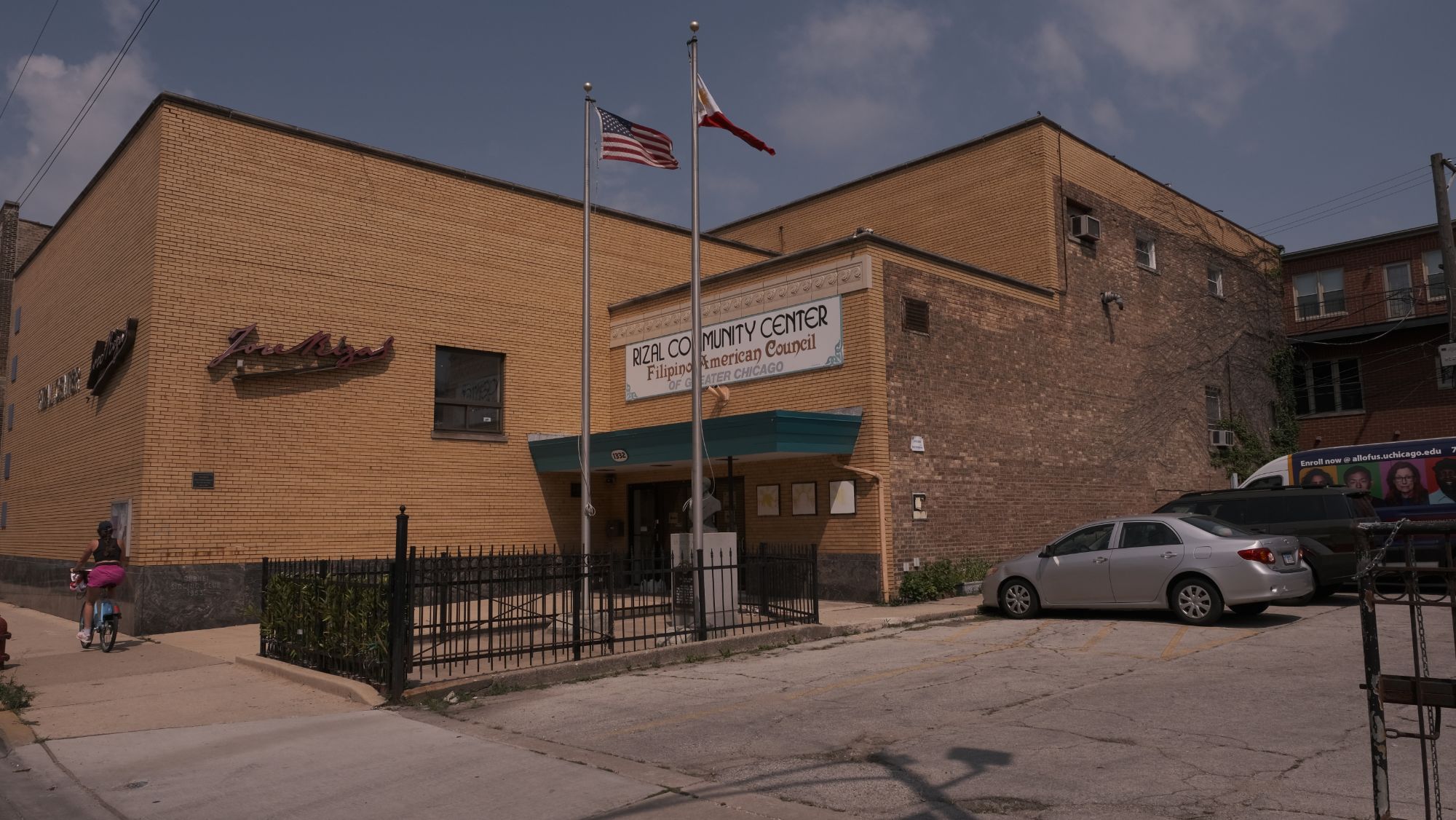 The Rizal Community Center, home of the Filipino American Council of Greater Chicago, where Project Clarito trains.